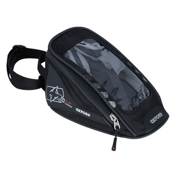 OXFORD SAKWA TORBA NA BAK MOTOCYKLOWY M1R MICRO TANK BAG BLACK (MAGNES)