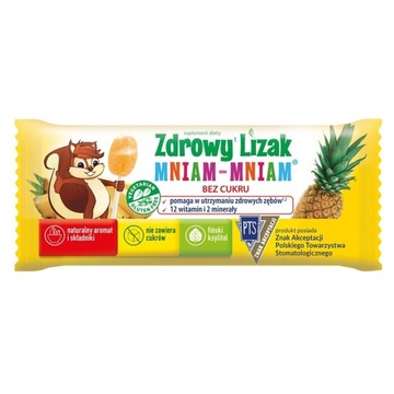 STARPHARMA ZDROWY LIZAK MNIAM MNIAM ANANASOWY 6g