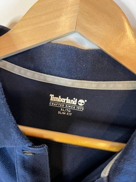Koszulka polo Timberland z logiem dł rękaw XL