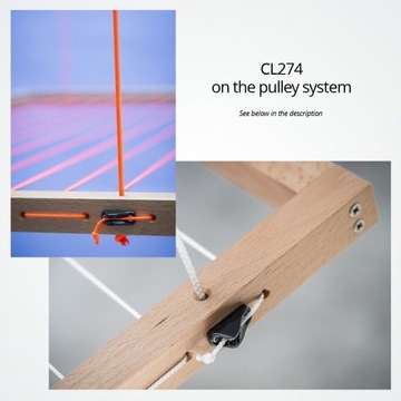 CLAMCLEAT CL274 рифленая планка / для веревки 1-4 мм