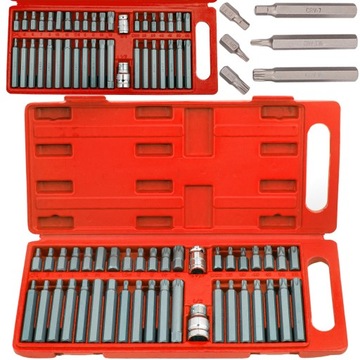 ZESTAW BITÓW KLUCZY IMBUS SPLINE TORX 40 el BITY P