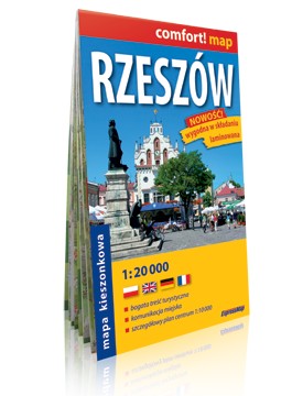 Rzeszów plan laminowany kieszonkowy ExpressMap