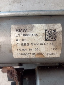 BMW 1 F40 STARTÉR MOTORU 8686185 2.0 TB