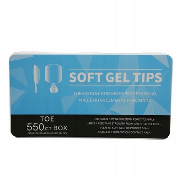 ИСКУССТВЕННЫЕ НАПИСЫ ДЛЯ НОГТЕЙ 550 шт. Для пальцев ног.