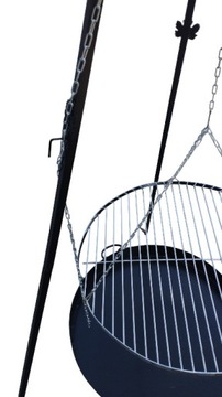 САДОВЫЙ ГРИЛЬ, КОВАННЫЙ ШТАТИВ, ПОДВЕСНОЙ УГЛЕРОДНЫЙ ГРИЛЬ