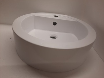 Umywalka nablatowa okrągła TUBE 46 cm wys. 14 cm