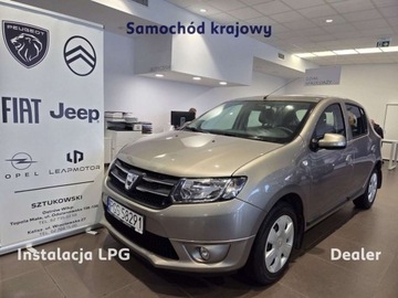 Dacia Sandero II 2015 Dacia Sandero 1.2 16V 74 KM Ambiance LPG SalonPL Dealer 1.1 BenzynaLPG