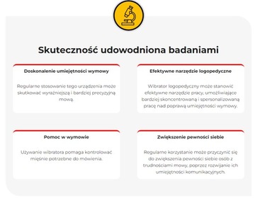 Wibrator logopedyczny Z-Vibe 6 końcówek i pudełko do przechowywania zestaw