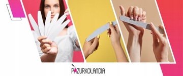 10x BLOK polerski POLERKA do paznokci pilnik