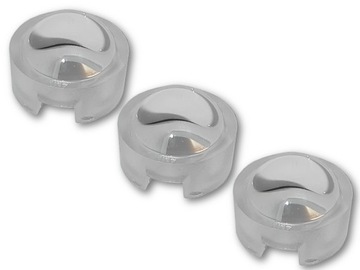 3x Mini kolimator 13mm do LED 1W, 3W, 5W - 90 st