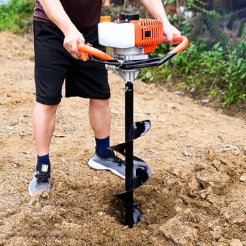 БУРА ДЛЯ ПОЧВЫ RITCH БЕНЗИНОВЫЙ ШНЕК ДЛЯ ПОЧВЫ +3 УДЛИНИТЕЛЬНЫЕ БУРЫ 50c