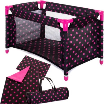 Bobas Doll Interactive Doll + Cot Playpen