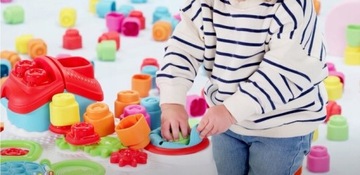 СЕНСОРНЫЙ СТОЛ ДЛЯ ДЕТЕЙ 8, 9, 10, 11 МЕСЯЦЕВ - БОЛЬШИЕ МЯГКИЕ БЛОКИ