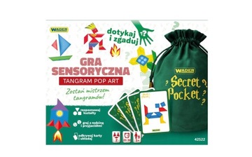 Gra sensoryczna WADER Secret Pocket Tangram Pop Art