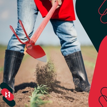 МОТЫКА СЕРДЦЕ С ВИЛАМИ МОТЫКА КЛИНОВАЯ С КОГТЯМИ 80 ММ ДВУХСТОРОННЯЯ