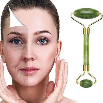 Нефритовый ролик для массажного скальпа и массажа для лица тела