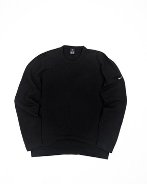 Nike golf czarny sweter wełniany L logo..