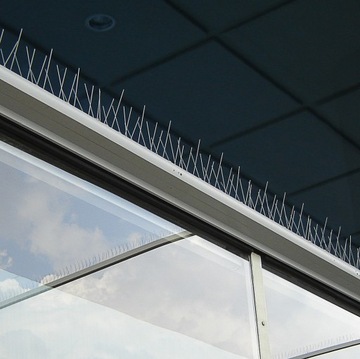 WYSOKIE SZEROKIE I GĘSTE MOCNE KOLCE NA PTAKI GOŁĘBIE | NIERDZEWNE 40x18cm