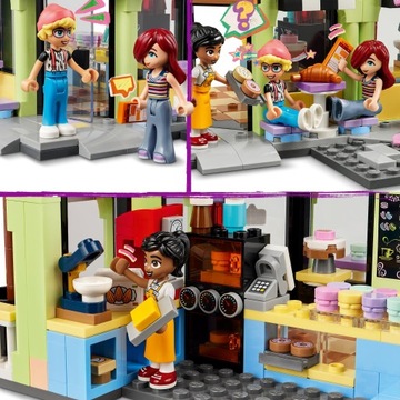 LEGO FRIENDS 42618 HEARTLAKE CAFE 3 ФИГУРКИ АКСЕССУАРЫ ДЛЯ СКУТЕРА ДЛЯ СОБАКИ