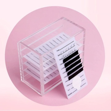 Пластиковый органайзер для хранения ресниц Lash Box.