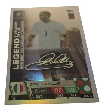 UEFA EURO 2024 LEGEND SIGNATURE STYLE LSS 10 GORGIO CHELLINI