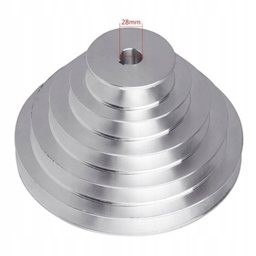 Aluminiowe koło pasowe typu A 5-stopniowe Pagoda 1