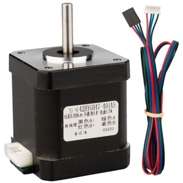 SILNIK KROKOWY Nema17 42BYGH47-401AS 0.55Nm 1.7A