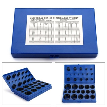 НАБОР МАСЛОСТОЙКИХ УПЛОТНИТЕЛЬНЫХ КОЛЬЦЕВ + КРЮЧКИ