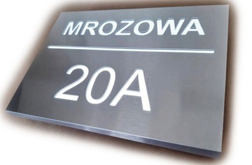 Numer domu LED z czujnikiem zmierzchu