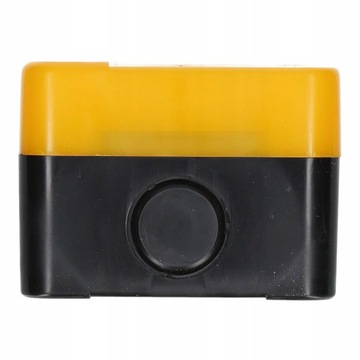 ПАНЕЛЬ УПРАВЛЕНИЯ ПУСТАЯ, 2 КНОПКИ, ОТВЕРСТИЯ, ЖЕЛТЫЙ