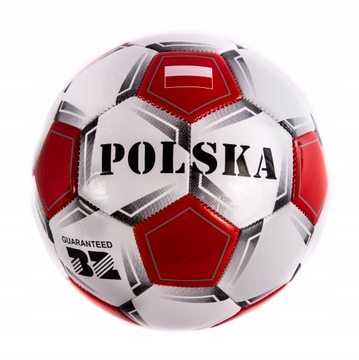 SKÓRZANA PIŁKA NOŻNA DO NOGI POLSKA BIAŁO CZERWONI