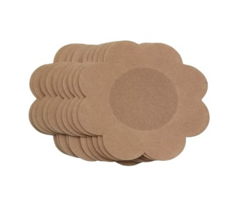 Наклейки на соски, пластыри на соски, накладки на соски, наклейки на грудь, БЕЖЕВЫЙ