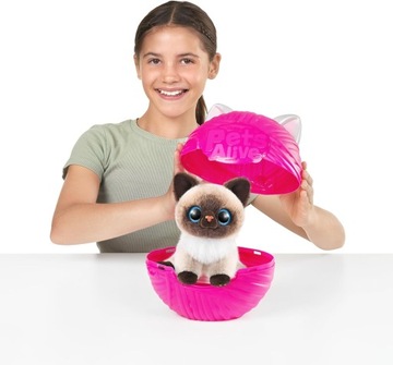 Плюшевый интерактивный талисман кота ZURU Pets Alive Smitten Kittens 1 шт.
