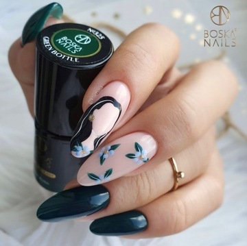 Лак гибридный Boska Nails 6мл Зеленый Флакон 325