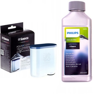 Saeco Philips Filtr do ekspresu Aquaclean CA6903 + Odkamieniacz Philips 250