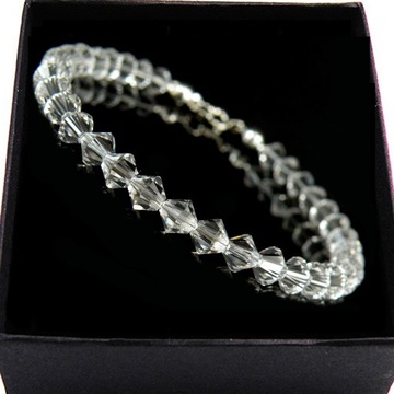 Bransoletka ślubna kryształy SWAROVSKI krystal