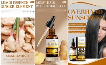Масло против выпадения волос Sadoer Ginger, Средство против выпадения волос Sadoer Ginger