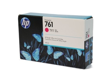 Tusz HP 761 MAGENTA 400ml CM993A 100% ORYGINAŁ