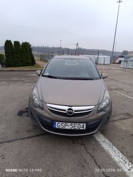 Opel Corsa D Hatchback 5d Facelifting 1.2 Twinport ECOTEC 85KM 2014 opel corsa 1,2 16v. wer.Enjoy, srebrny metalic , 2014r, zdjęcie 3