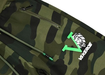 F26 Толстые утепленные камуфляжные спортивные штаны — 134/140