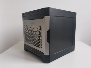 Сервер HP Microserver G8 Gen8 E3-1265L V2, 3,5 ГГц, 16 ГБ, NAS Subiekt 4x3,5 дюйма