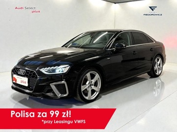 Audi A4 B9 Limousine Facelifting 2.0 35 TFSI 150KM 2023 Audi A4 Limousine Limusine 35 TFSI mHEV S line S t