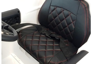 Детский автомобиль на аккумуляторе Mercedes G63 Black Soft EVA Pilot колеса