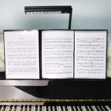 Folder nutowy A4 6 stron muzyka fortepianowa