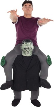 Kostium FRANKENSTEIN MASKA DMUCHANY UNIWERSALNY GŁOWA WIELKA karnawał