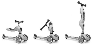HULAJNOGA TRÓJKOŁOWA Scoot & Ride 2w1 KASK ASH