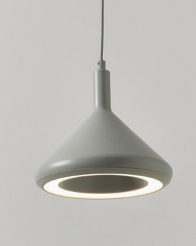 LAMPA SUFITOWA WISZĄCA METALOWA LED LIGHT GRAY ALVA WESTWING