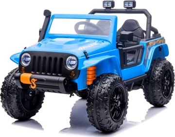 JEEP TERENOWY NA AKUMULATOR 12V 4x 45W PILOT BIAŁY