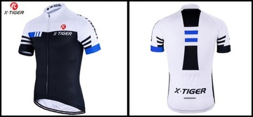 KOSZULKA ROWEROWA MĘSKA X-TIGER Z KIESZENIAMI LATO