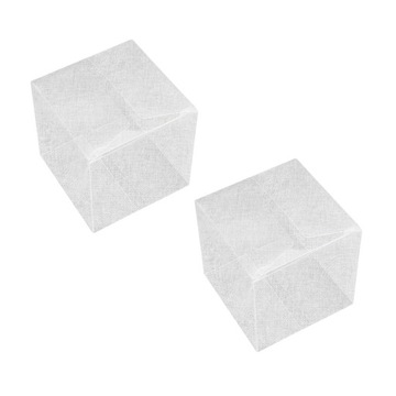 Коробка для макарон прозрачная 5,5*5,5*3,3см 50шт.